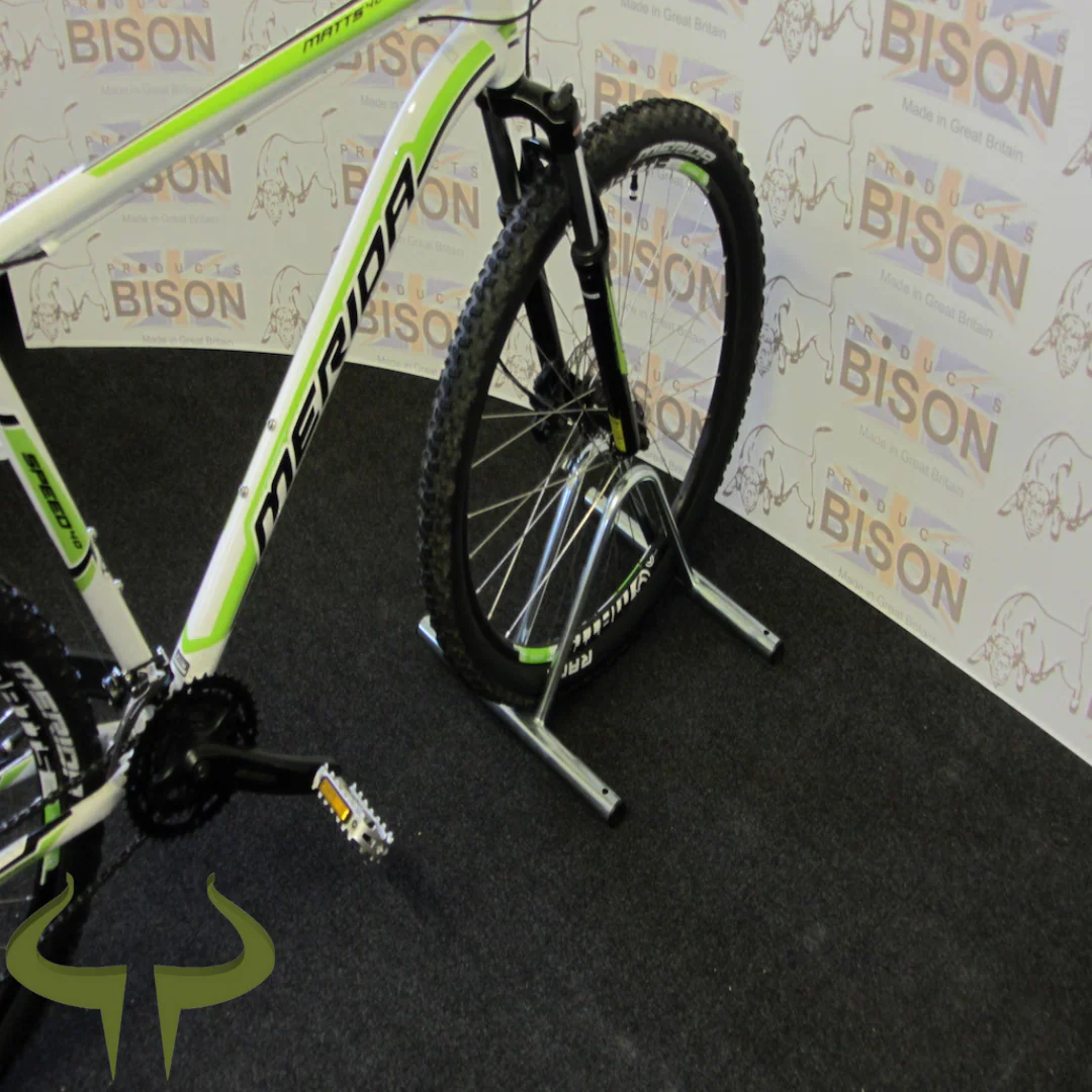 1 Bike Floor or Wall Mounted Toast Rack Up To 55mm Tyres - Image 5