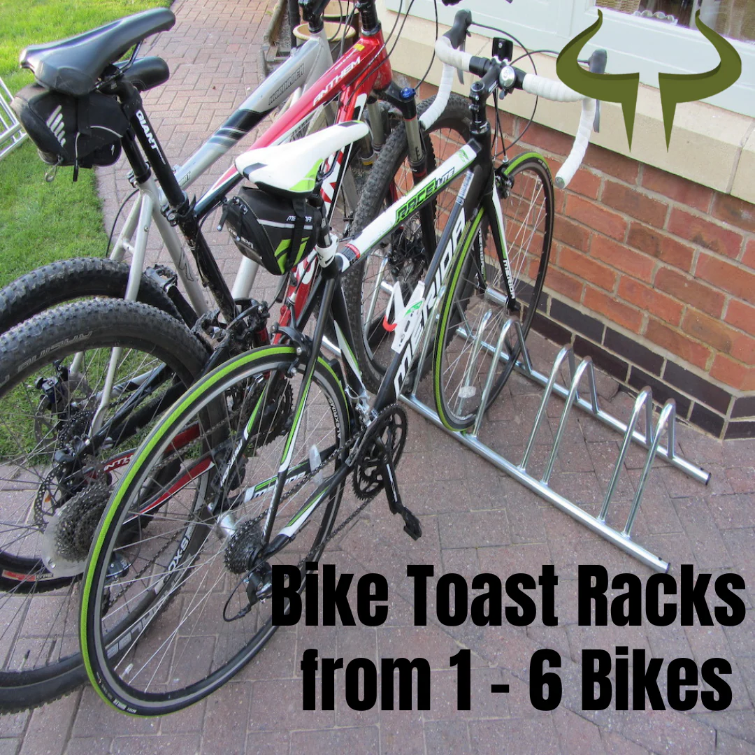 1 Bike Floor or Wall Mounted Toast Rack Up To 55mm Tyres - Image 6