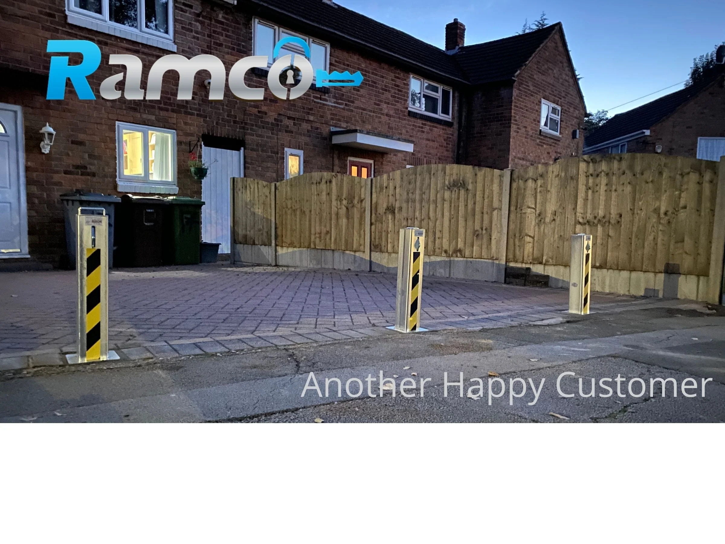3 Ramco 100 High Security Driveway Security Vehicle Theft Protection - Fully Fitted - Image 5