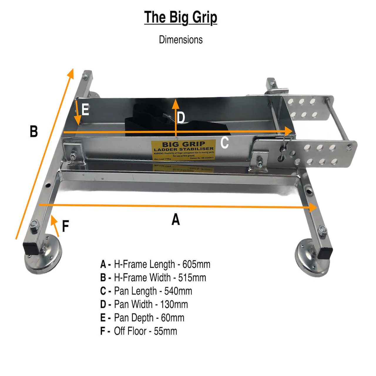 Big Grip Ladder Feet | Anti-Slip | 48 Square Inch Footprint - Image 3
