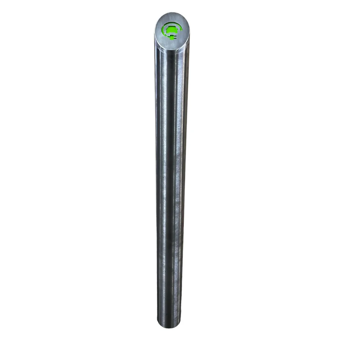 EV Stainless Steel Bollard - Concrete In - 1200mm Overall - Image 3
