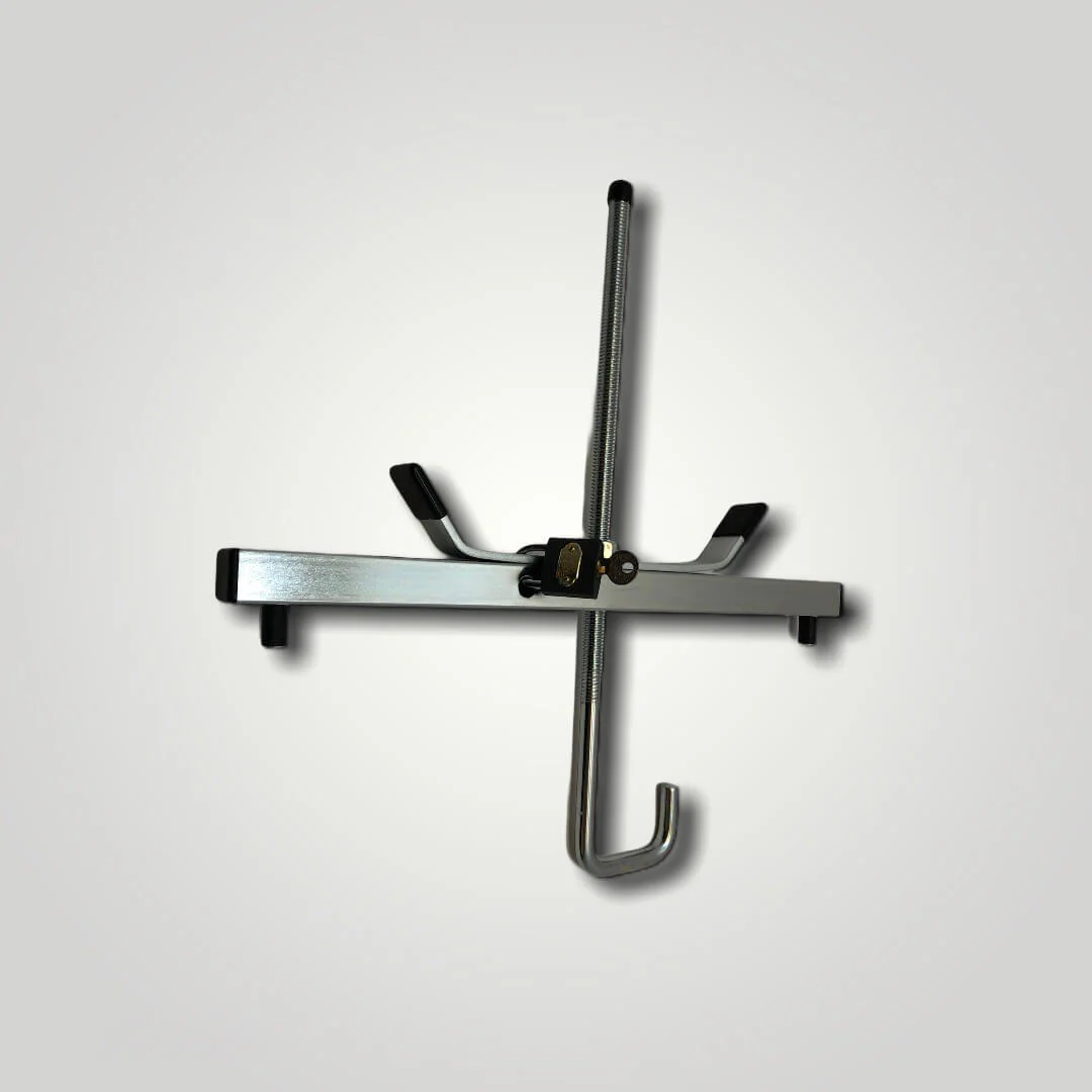 Roof Bar Ladder Clamp Set with Padlock - Image 5