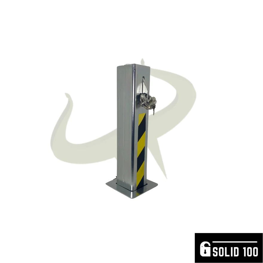 Telescopic 100 Heavy Duty Driveway Security Post with Padlock - Image 3