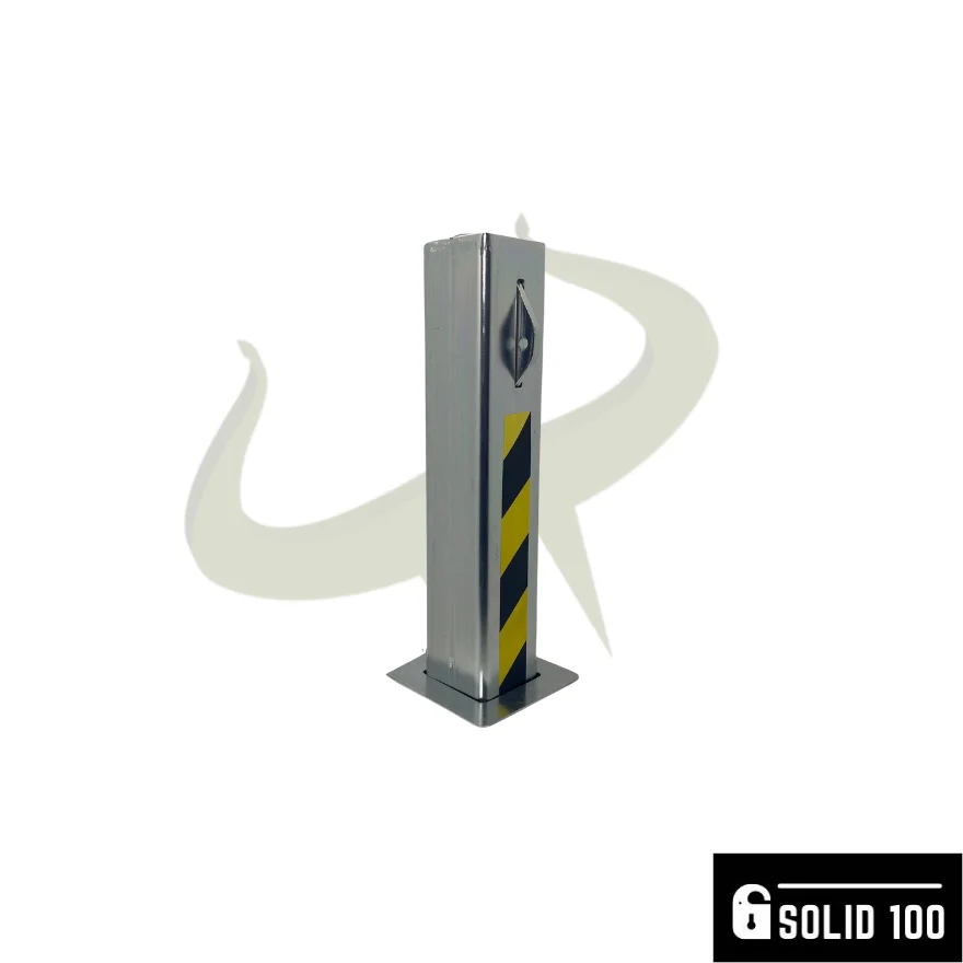 Telescopic 100 Heavy Duty Driveway Security Post with Padlock - Image 5