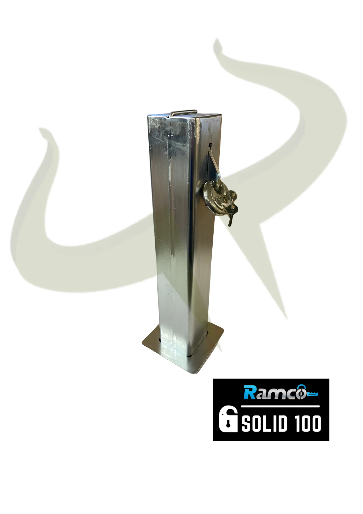 Telescopic 100 Heavy Duty Driveway Security Post with Padlock - Image 9