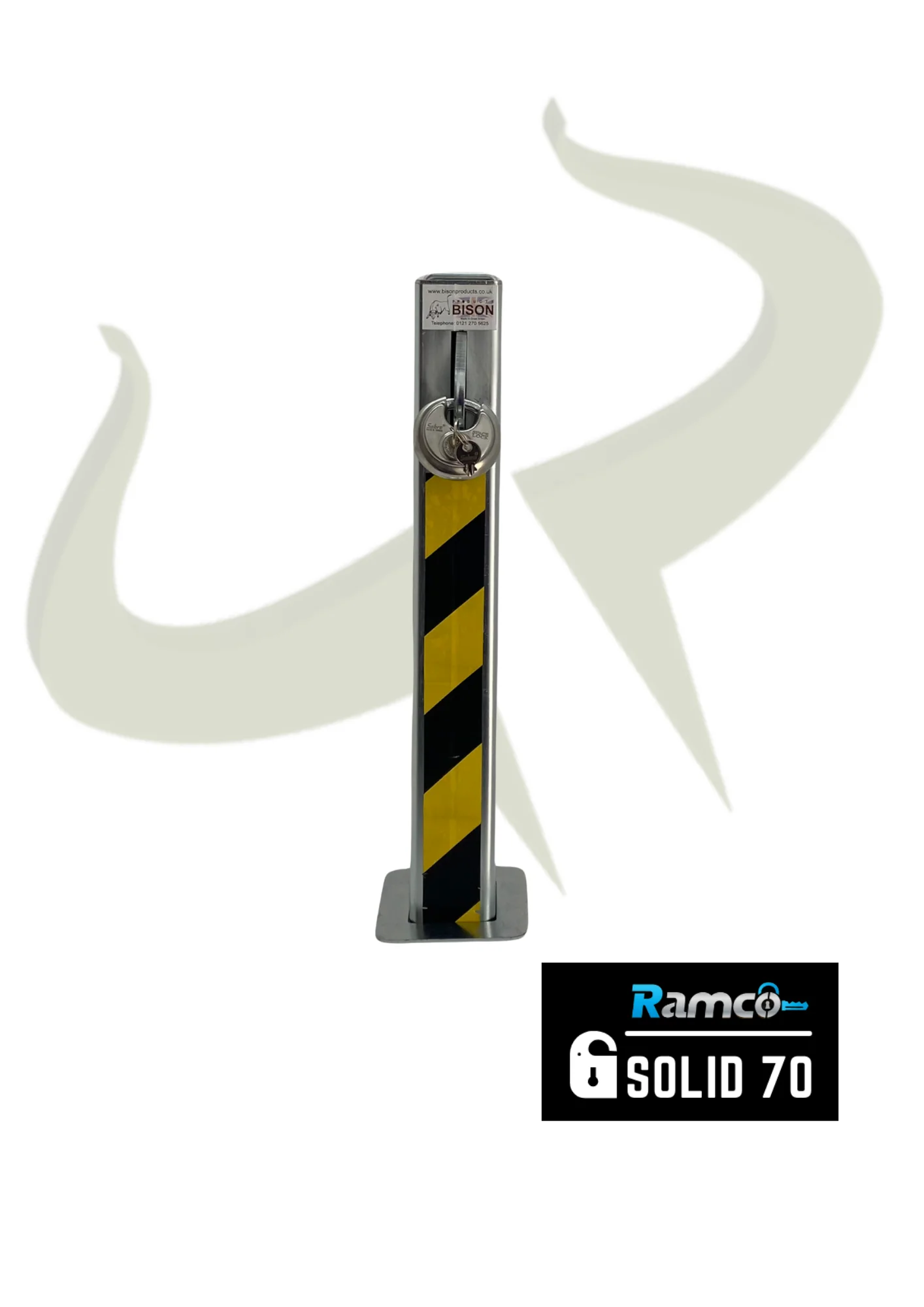 Telescopic 70 Driveway Security Post with Padlock - Image 3