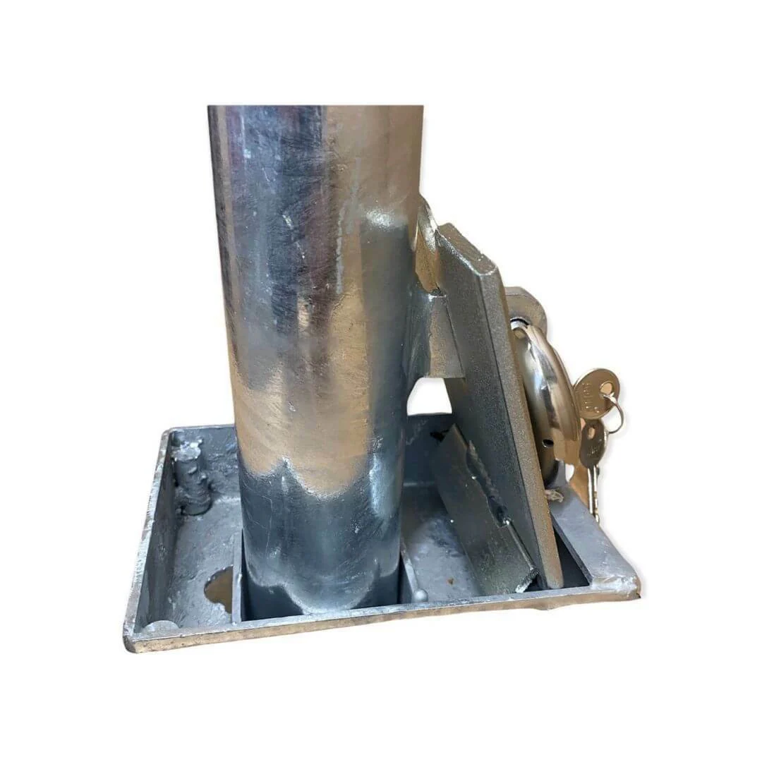 Perimeter Barrier Galvanised - Removable - Padlocked - 2M - Image 3