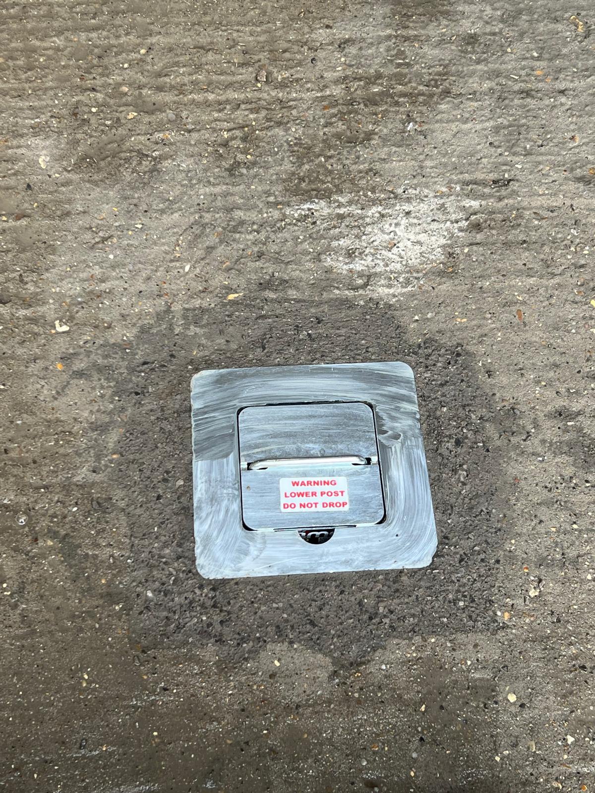 Ramco 100 Heavy-Duty Telescopic Driveway Security Bollard Installed - Image 14