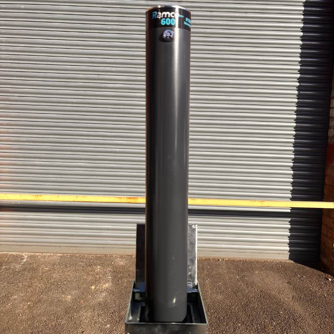 Ramco 600 Anthracite Telescopic Security Bollard - Installation Options Available - Image 4