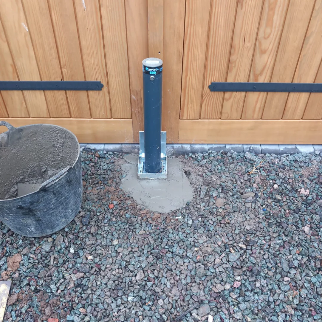 Ramco 600 Anthracite Grey Bollard Fully Installed For You - Image 10