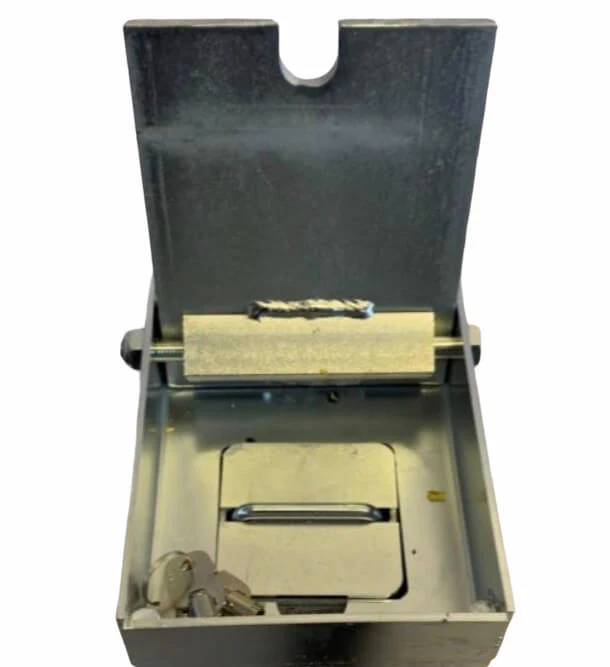 Ramco 70 Driveway Security Bollard Parking Post With Protective Lid - Image 4