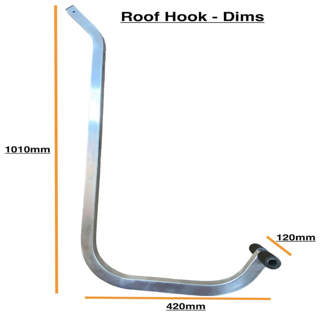 Roof Hook Light Weight Aluminium Ladder Extension Fits Most Ladders - Image 4