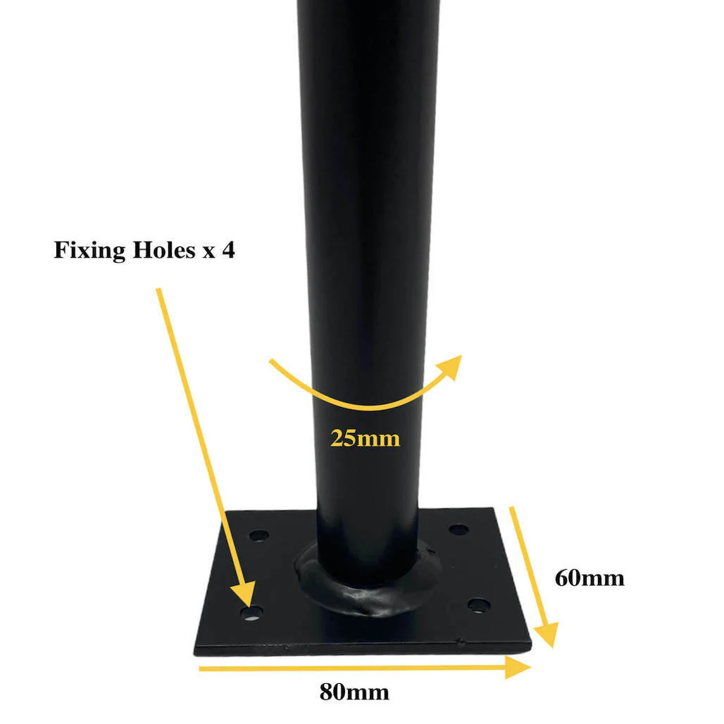 Metal Grab Rail in Silver – Safety Handrail for Stairs & Loft Hatch - Image 3