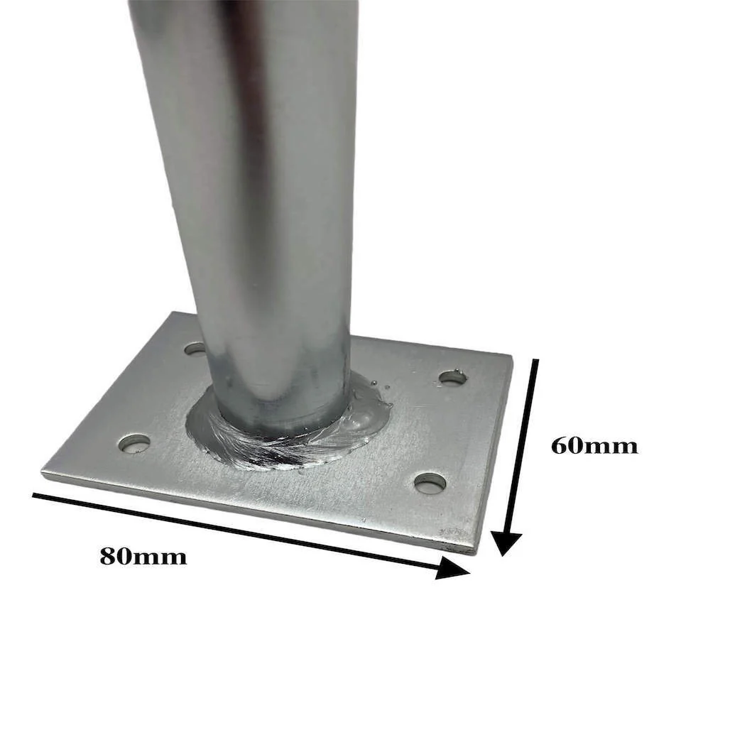 Metal Grab Rail in Silver – Safety Handrail for Stairs & Loft Hatch - Image 6