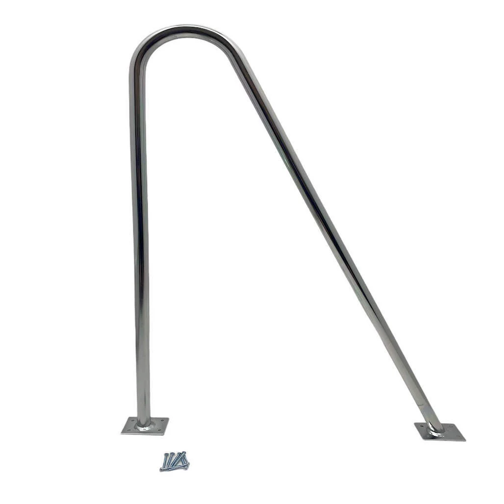 Metal Grab Rail in Silver – Safety Handrail for Stairs & Loft Hatch - Image 7